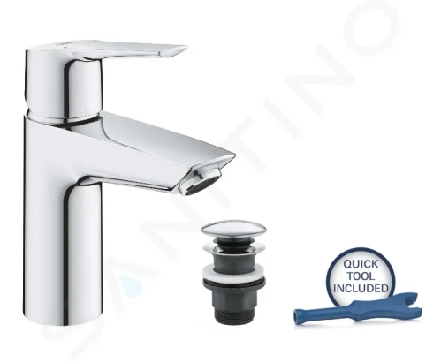 Grohe QuickFix Start Umyvadlová baterie s výpustí Push-Open, chrom, 23550002