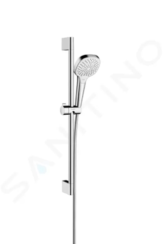 Hansgrohe Croma Select E Set sprchové hlavice, 3 proudy, tyče a hadice, bílá/chrom, 26580400