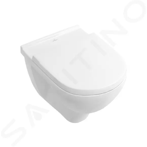 Villeroy & Boch O.novo Závěsné WC se sedátkem SoftClosing, DirectFlush, alpská bílá, 5660HR01