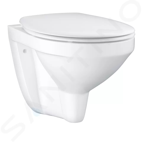 Grohe Bau Ceramic Závěsné WC se sedátkem, alpská bílá, 39497000