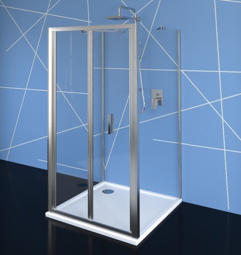 Polysan EASY LINE třístěnný sprchový kout 800x900mm, skládací dveře, L/P varianta, čiré sklo, EL1980EL3315EL3315