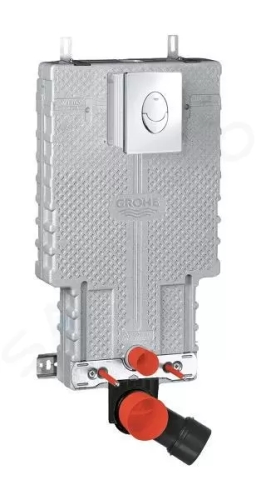 Grohe Uniset Předstěnový instalační modul, splachovací nádrž GD2,  s tlačítkem Skate Air, chrom, 38723001