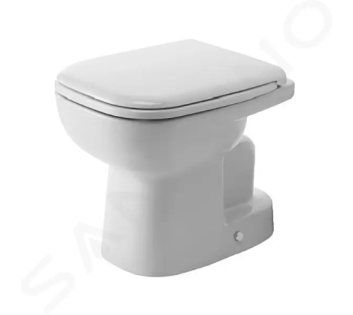 Duravit D-Code Stojící WC, spodní odpad, bílá, 21100100002
