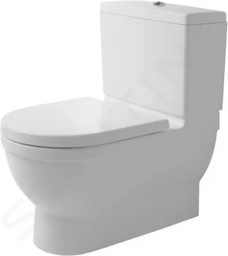 Duravit Starck 3 WC mísa kombi Big Toilet, s WonderGliss, bílá, 21040900001