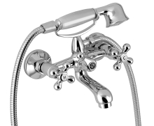 Novaservis Titania Retro II Vanová baterie s příslušenstvím, rozteč 150 mm, chrom, 99121,0