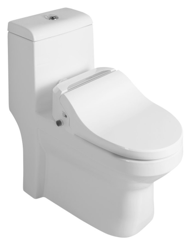 Sapho HUBERT WC kombi, zadní/spodní odpad s elektronickým bidetem USPA LUX, UB-6635RU-2