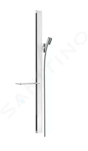 Hansgrohe Unica'E Sprchová tyč 900 mm, se sprchovou hadicí, bílá/chrom, 27640400