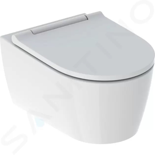 Geberit ONE Závěsné WC se sedátkem softclose, TurboFlush, KeraTect, bílá, 500.201.01.1