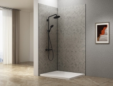 Aqualine Denipan Obkladový panel 800x2100mm, šedý beton, DP800GB