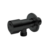Slovarm Rohový ventil s keramickým vrškem, 1/2"x3/8", černá matná, 400271