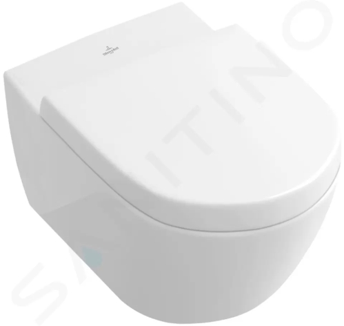 Villeroy & Boch Subway 2.0 Závěsné WC, Aquareduct, s CeramicPlus, alpská bílá, 560010R1