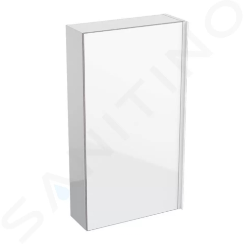 Geberit Acanto Závěsná skříňka 450x820 mm se zrcadlem uvnitř, leská bílá, 500.639.01.2