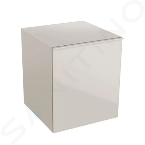Geberit Acanto Boční skříňka 450x520 mm se zásuvkou, pískově šedá, 500.618.JL.2
