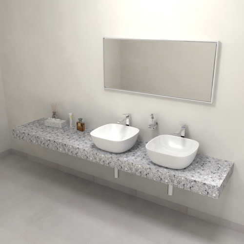 Sapho TAILOR rockstone deska 220x50 cm, provedení límce C, TR220C