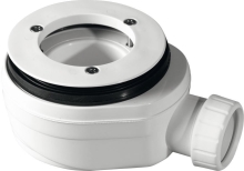 Gelco Vaničkový sifon, průměr 90mm, DN40, nízký, pro vaničky s krytem, PB90EXN MINUS