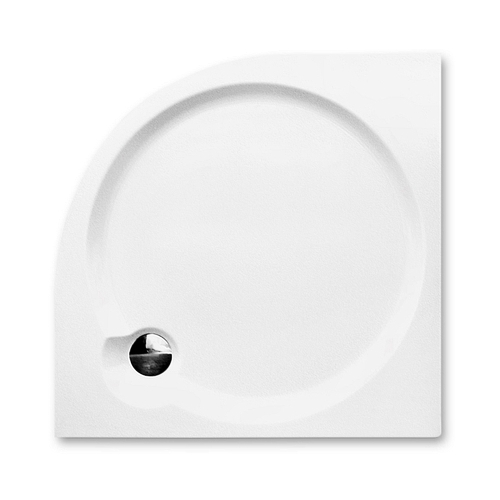 Roth Dream-P Čtvrtkruhová sprchová vanička 90x90x12,5 cm, R550, akrylátová, bílá, 8000030