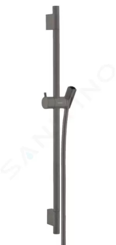 Hansgrohe Unica'S Sprchová tyč 650 mm se sprchovou hadicí, kartáčovaný černý chrom, 28632340