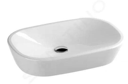 Ravak Ceramic Umyvadlo na desku, 600x400 mm, bez přepadu, bílá, XJX01160001