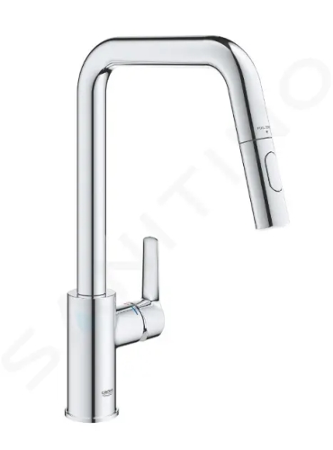 Grohe QuickFix Start Dřezová baterie s výsuvnou sprškou, chrom, 30631000