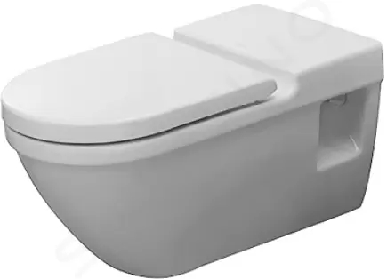 Duravit Starck 3 Závěsné WC, bezbariérové, s WonderGliss, bílá, 22030900001