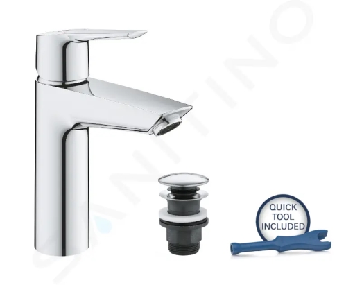 Grohe QuickFix Start Umyvadlová baterie s výpustí Push-Open, chrom, 24204002